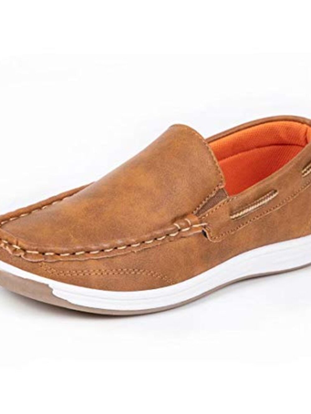 Boys Loafers Slip-On Boat Shoes School Dress Shoes Faux Leather